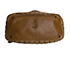 Croc Embossed Pleated Bag, top view